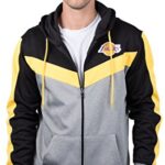 Ultra Game Men’s Standard Soft Fleece Full Zip Jacket Hoodie, Team Color, Medium