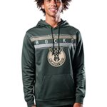Ultra Game NBA Official Men’s Super Soft Midtown Hoodie Pullover Sweatshirt – Unisex, Milwaukee Bucks, Team Color, Small