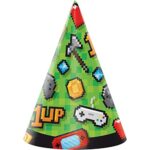 Trendware Video Game Party Hats, 24 Count