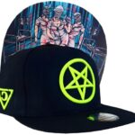 Capiche [99+ Variations] Black Nurse Hat, Cursed Nurse, Neon Green Pentagram Front Logo, Neon Hat, Medical Graphic Tattoo, Black and Green Baseball Cap, Scary Horror…