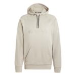 adidas Men’s Game and Go Training Big Logo Hoodie, Wonder Beige