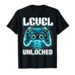 Level 8 Birthday Gaming 8 Year Old Video Games Gift Boys T-Shirt