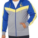Ultra Game Men’s Standard Soft Fleece Full Zip Jacket Hoodie, Team Color, X-Large