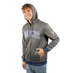 Ultra Game Men’s Standard Soft Fleece Full Zip Jacket Hoodie, Heather Charcoal, 3X-Large
