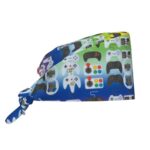 Adjustable Head Covers Working Cap for Painting and Cleaning, Video Game Pattern Working Cap