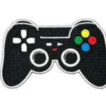 3.5″ Embroidered Game Controller Iron On Patch | Decorative Video Game Controller Applique Iron On/Sew On Patches for Clothing, Hats, Clothes, Backpacks, Holes, Jackets, Boys
