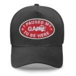 POWEROSE Gaming Hats for Men Women, Gaming Gifts for Teenage Boys, Embroidered Adjustable Baseball Cap Black