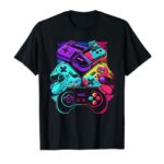 Console Control Classic Black Gaming T-Shirt