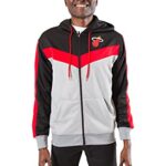 Ultra Game Men’s Standard Soft Fleece Full Zip Jacket Hoodie, Team Color, Small