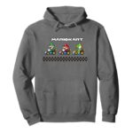 Mario Kart Classic Trio Speed Racer Mario Schematics Pullover Hoodie