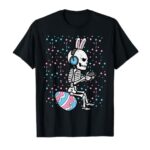 Easter Bunny Skeleton Gamer Funny Gaming Boys Kids Men Teens T-Shirt