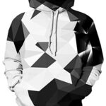 SANKILL Graphic Hoodies for Men Funny Novelty Pullover Sweatshirt Xmas Gifts Black red Anime Hoodie Cool Designs Rapper
