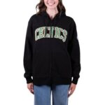 Ultra Game Women’s Standard Super Soft Full Zip Hoodie Sweatshirt, Black