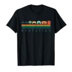 Retro Game Controller Evolution Shirt 80s 90s Game Lover T-Shirt