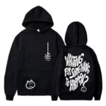 YGGSDASMA Omori Newo Hoodies Game Logo Merch Hooded Cosplay Women Men Fashion Long Sleeve Sweatshirts Pullovers (Black,XX-Large)