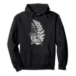 Vintage Funny Gamer Gift Retro Ellie Butterfly Meme Tattoo Pullover Hoodie