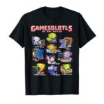 Gamesolotls of the World – Diverse Gamer Axolotl Collection T-Shirt
