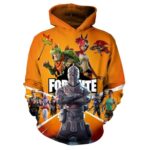 Fomdve Unisex Game Hoodies 3d Printed Anime Pullover Hoodie Battle Royale Sweatshirt For Boys And Girls 3-X-Large
